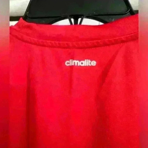 Red adidas Climalite Activewear Tops for Men, size Medium - Picture 6 of 8